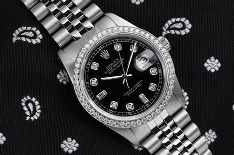 elementi quadrante rolex|Rolex Datejust 36mm Quadrante Nero con Brillanti FULL SET .